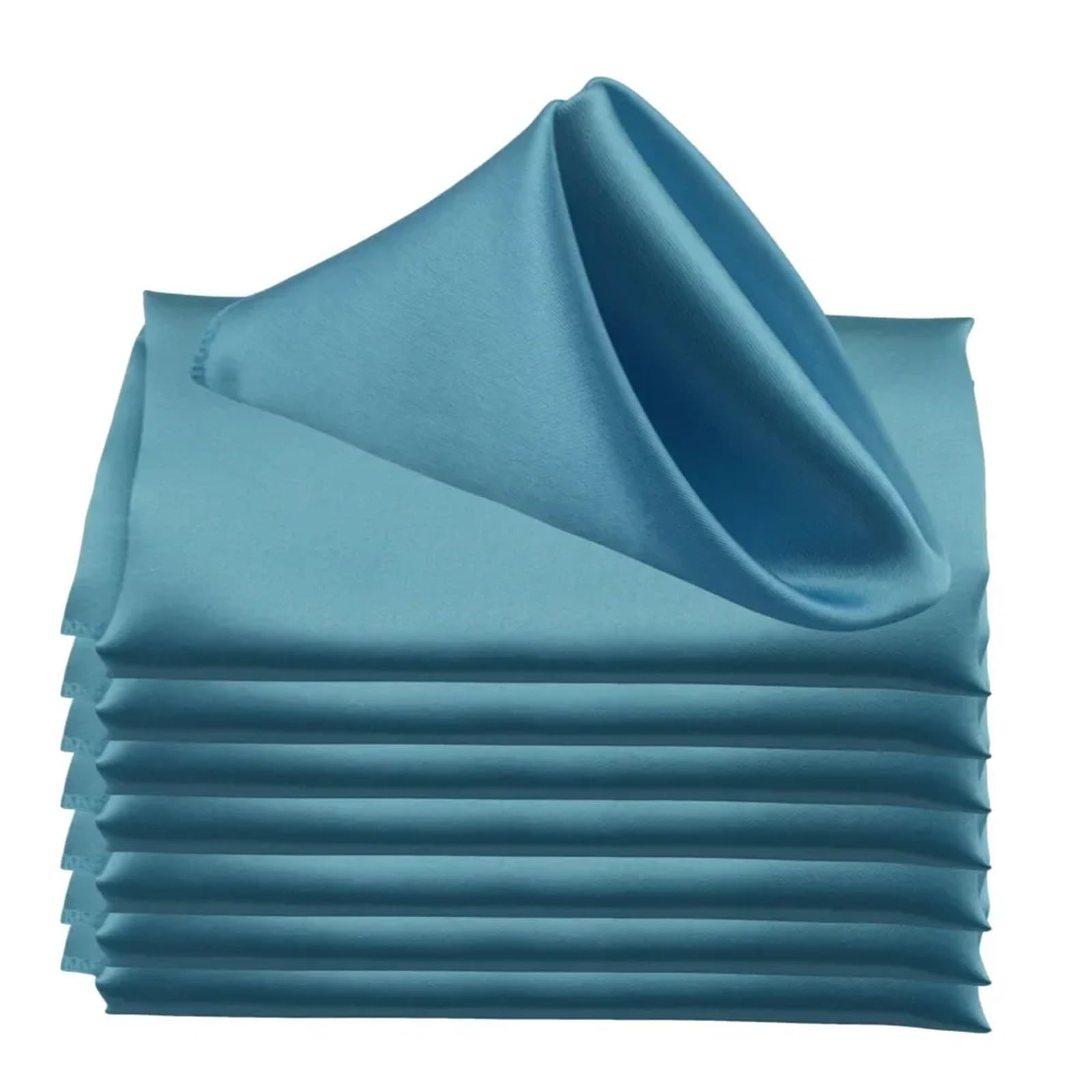 Cloth Napkins 30pcs 30cm Satin Square Napkins Handkerchief Table Dinner Napkin For Wedding Party Decoration Birthday Christmas Cloth