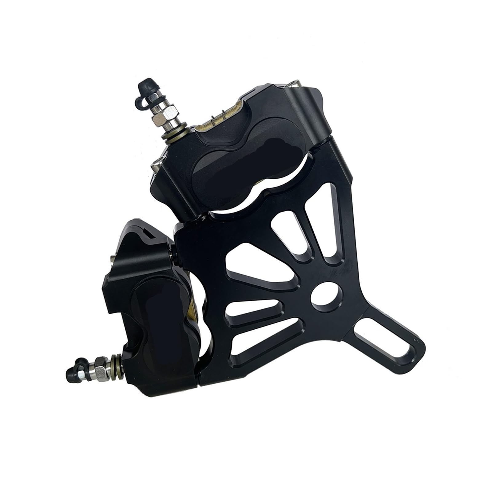 Pompe de frein à disque robuste avec support adaptateur noir pour scooter