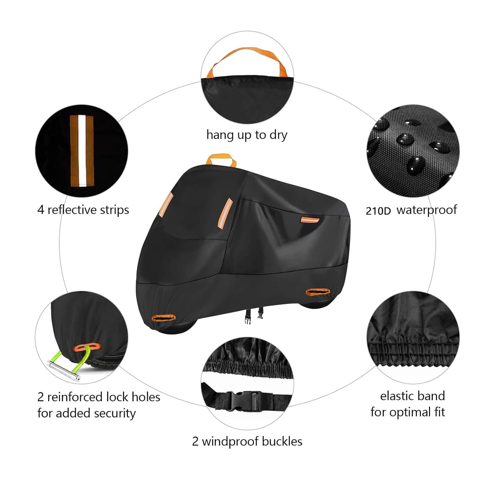 Dla KTM Duke 890 2020-2026, zewnętrzny pokrowiec na motocykl wodoodporny ochrona przed promieniowaniem UV deszcz zima lato pokrowiec na motocykl, 3XL