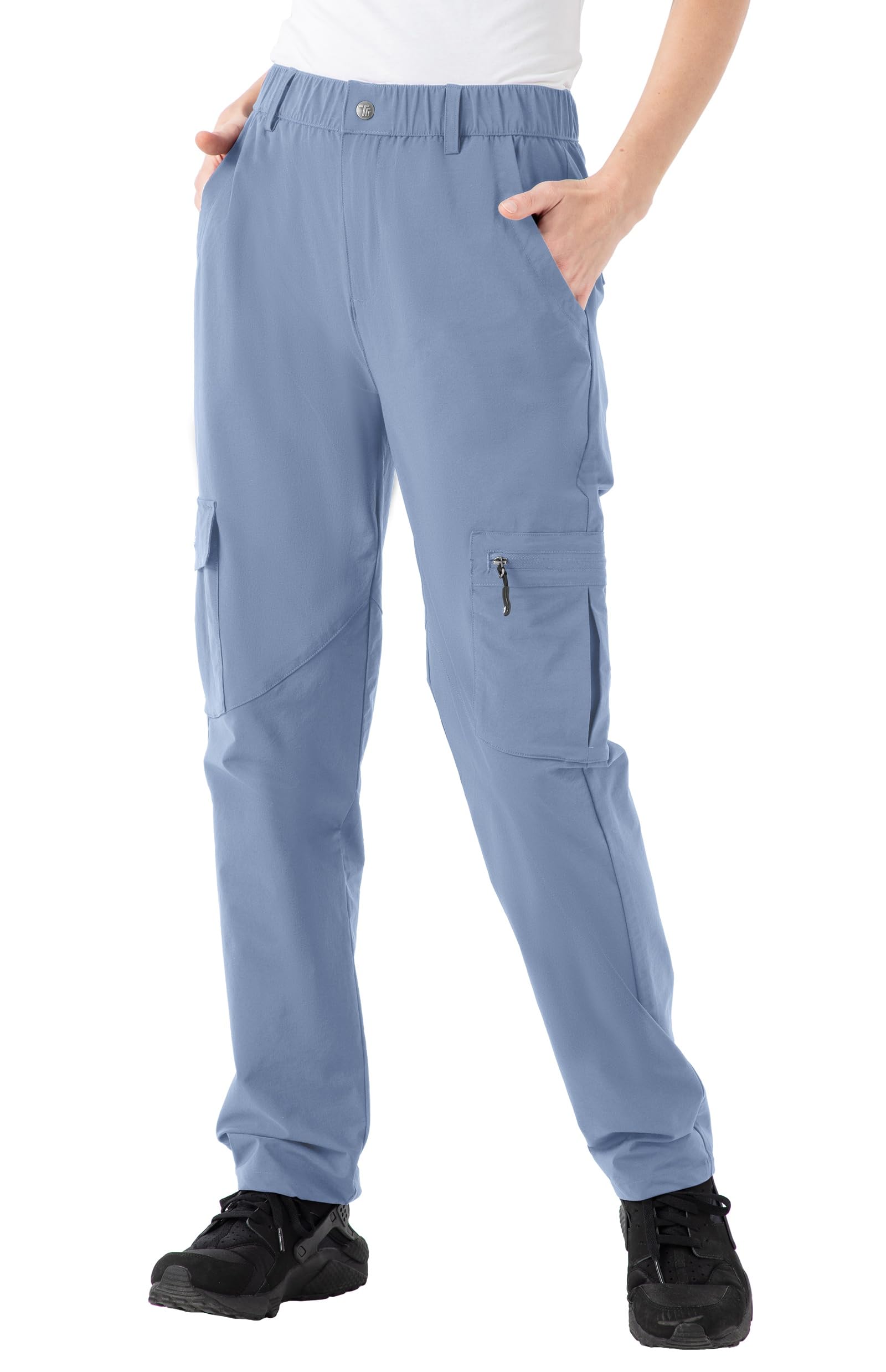 YSENTO Damen Outdoor Wanderhose Wasserdicht Schnelltrocknend Atmungsaktiv Camping Trekkinghose Funktionshose