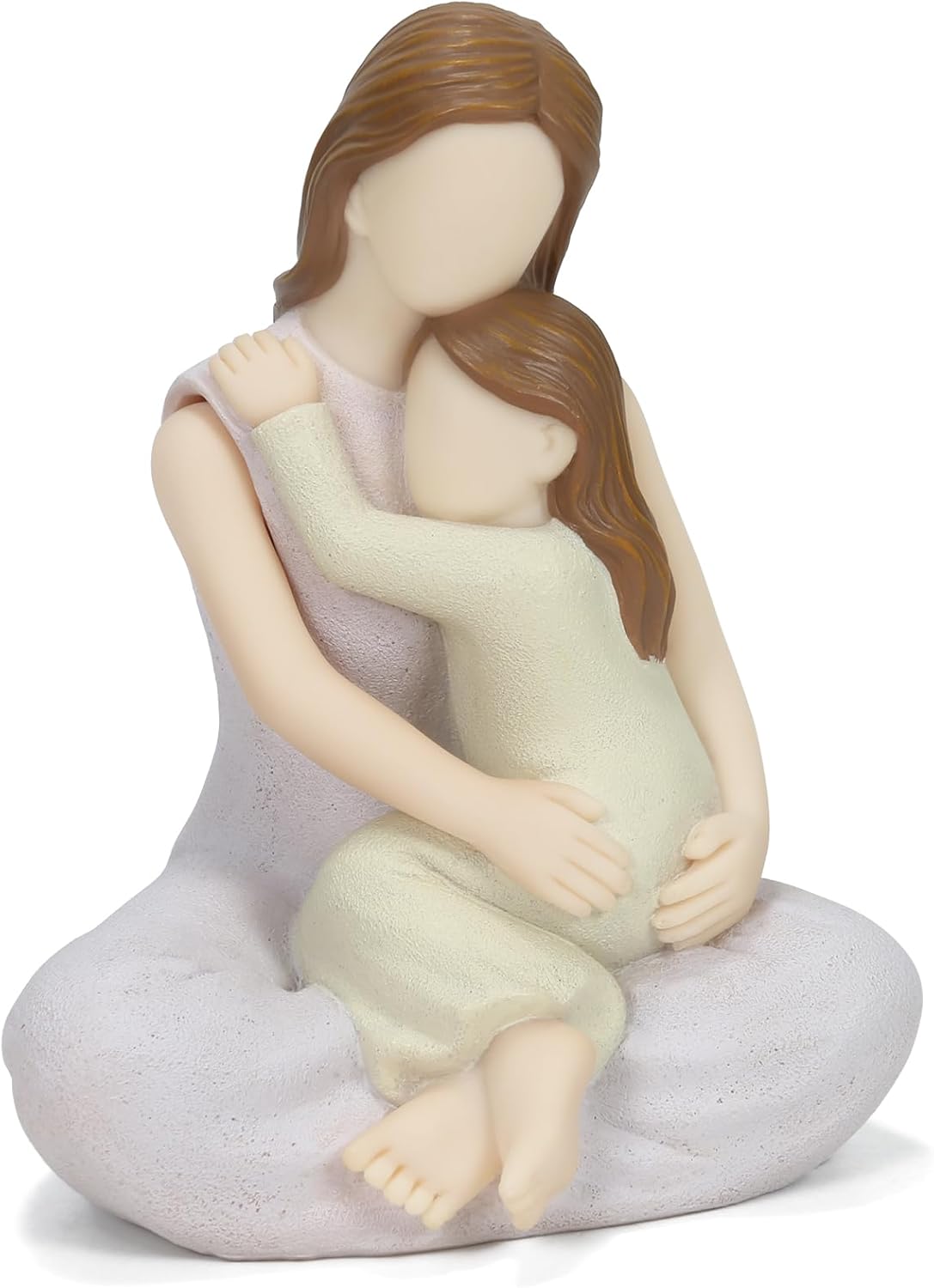 Figurine of Mother Embracing Daughter: A Touching Expression of Maternal Affection
