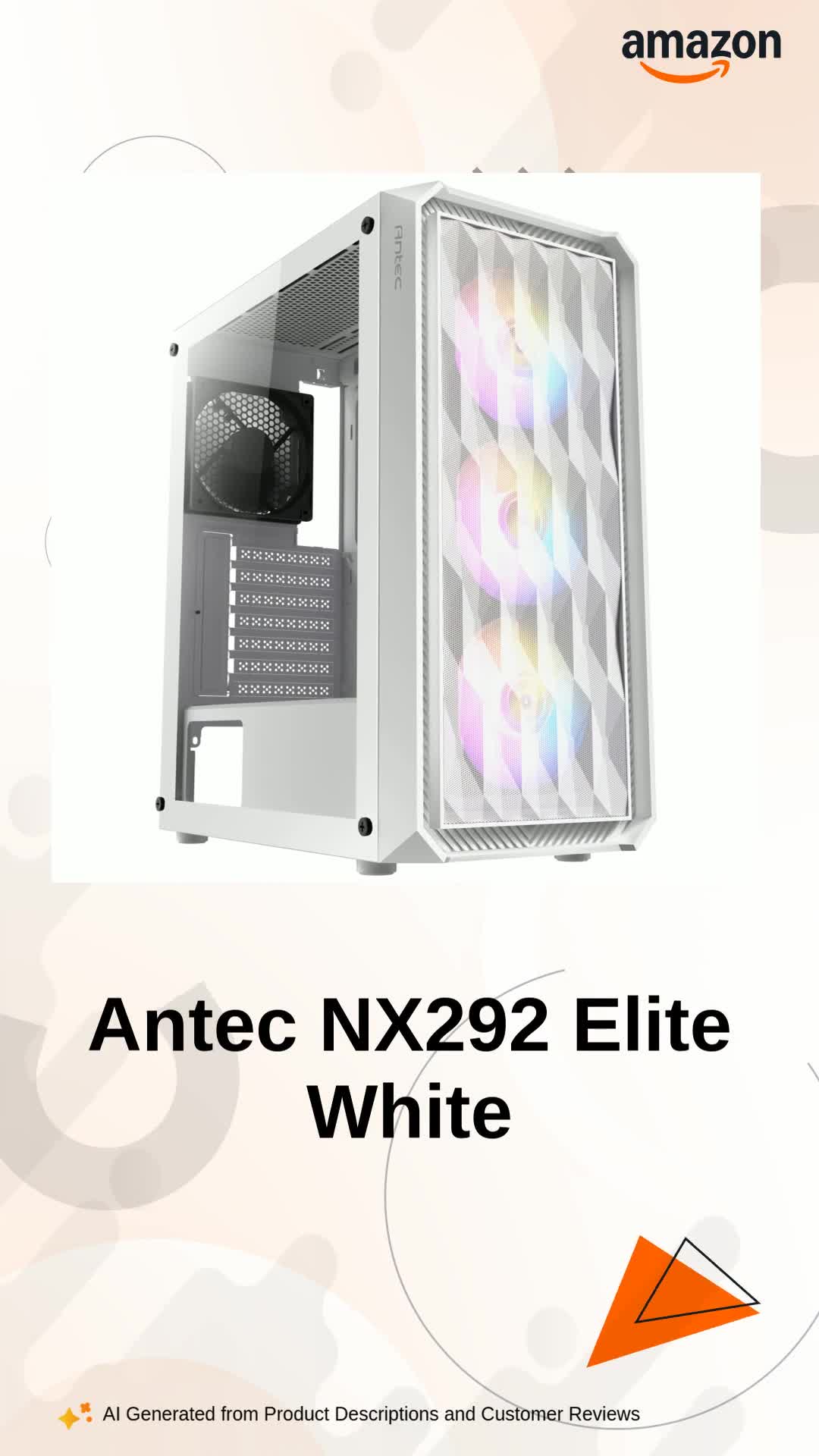 Amazon.in: Buy Antec NX292 Elite White ATX Mid-Tower Case