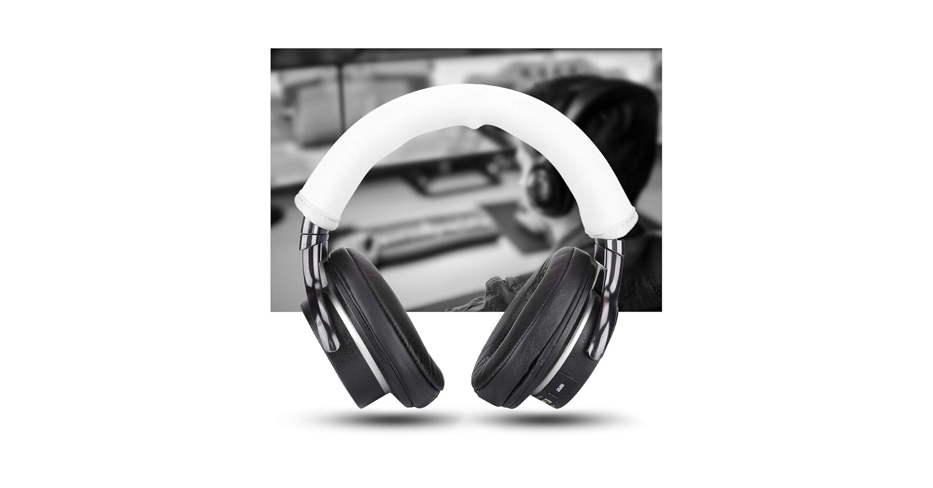 ワイヤレスヘッドセット 保護ケース用 白 Amazon.co.jp: Vbestlife ヘッドフォンヘッドバンドカバー