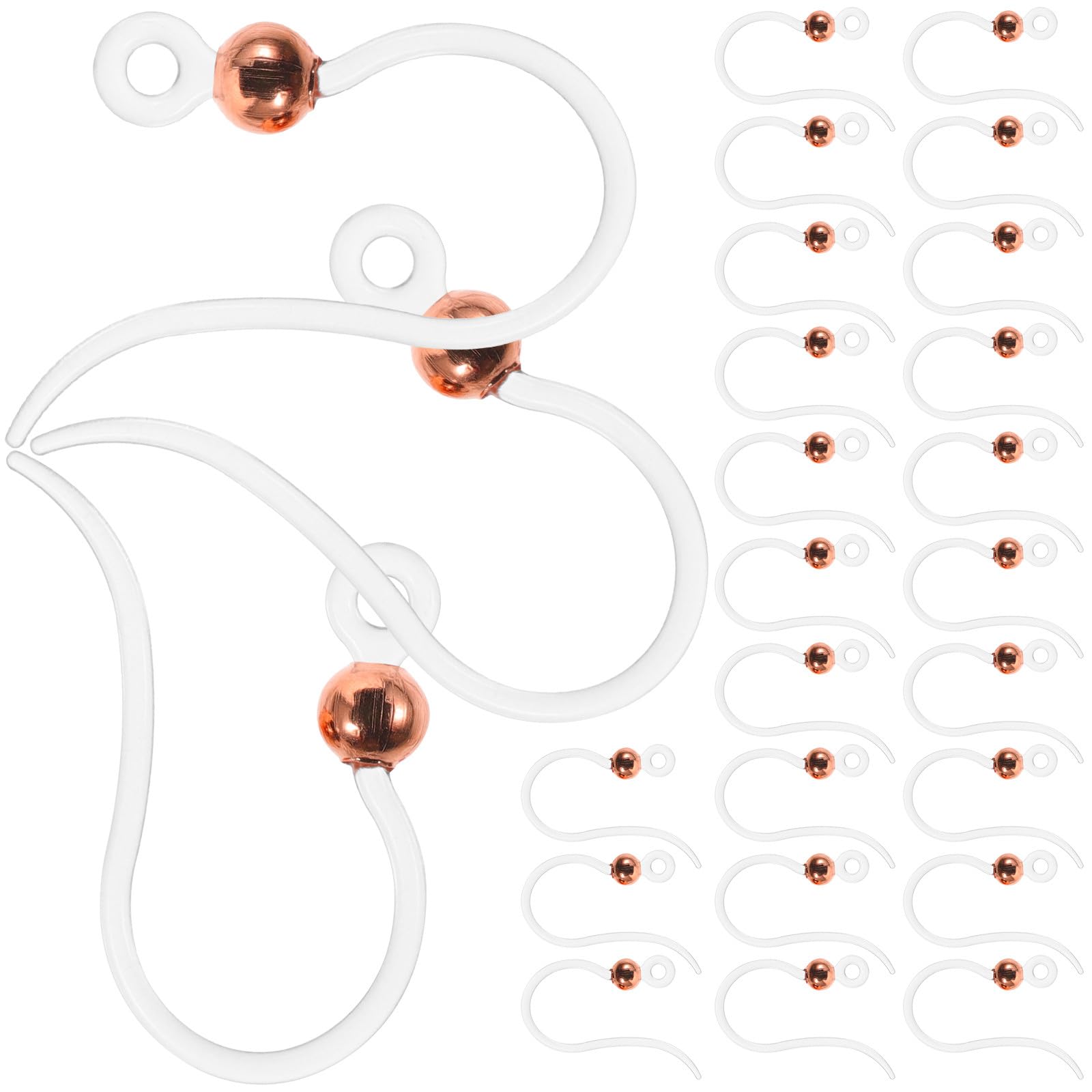 Crochets pour boucles d'oreilles en résine transparente Zerodeko lot 50 pièces pour création DIY