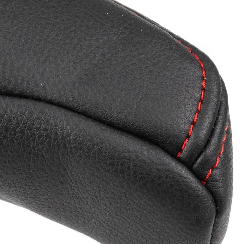 2*Black Leather Seat Armrest Handle Cover For Land Rover Freelander 2 2007-2015