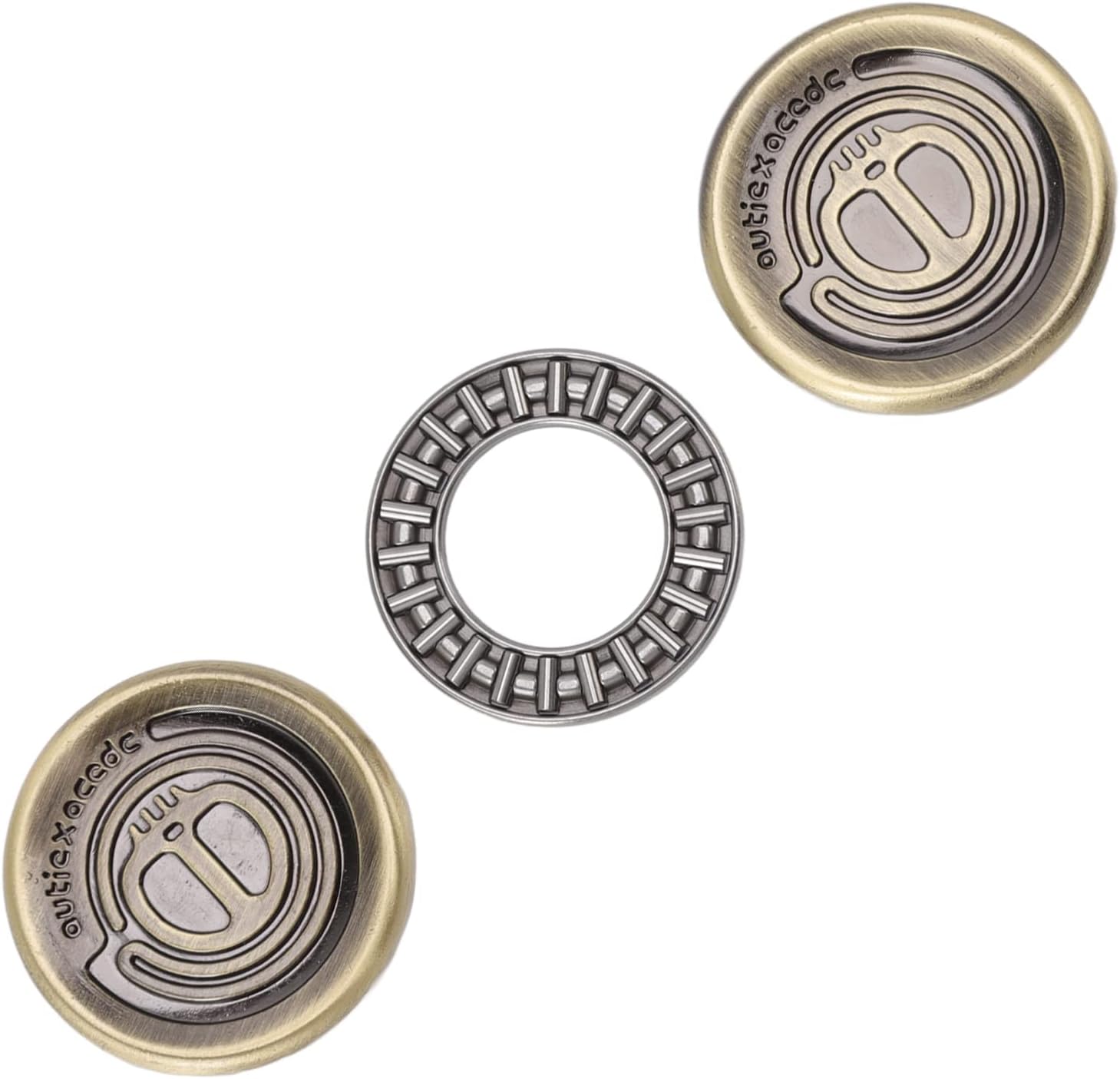 Devil Magnetic Push Slider, Stainless Steel Pressure Relief Rotating Toy, Small EDC Stress Relief Toy Suitable for Teenagers and Adults Aged 14 and Up, Portable Exercise for