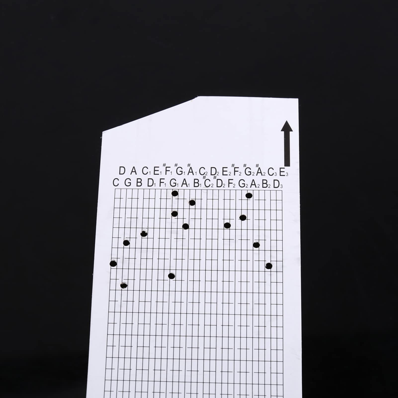 Movimiento Musical de manivela, Cinta de manivela de 30 Notas, Movimiento de Caja Musical con perforador, Canciones, 3 Tiras for composición de melodías