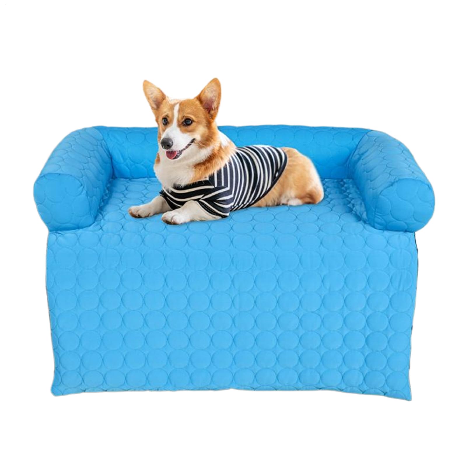 Cuscinetto Raffreddante Per Cani Tappetino Rinfrescante Per Cane | Coperta Lavabile Antiscivolo per Piccoli e Taglie Interno Esterno Campeggio