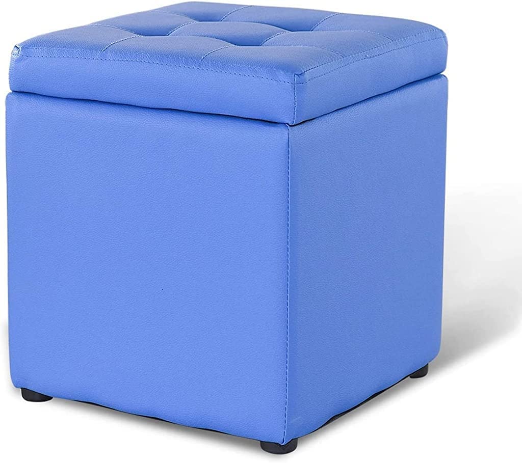 Repose-Pieds Ottoman Pliable : Tabouret de Vanité et Rangement pour Salon