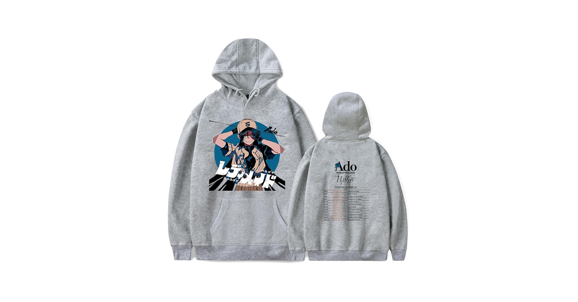 Ado Hibana スエット XLサイズ 黒 ファッショナブル「Hibana