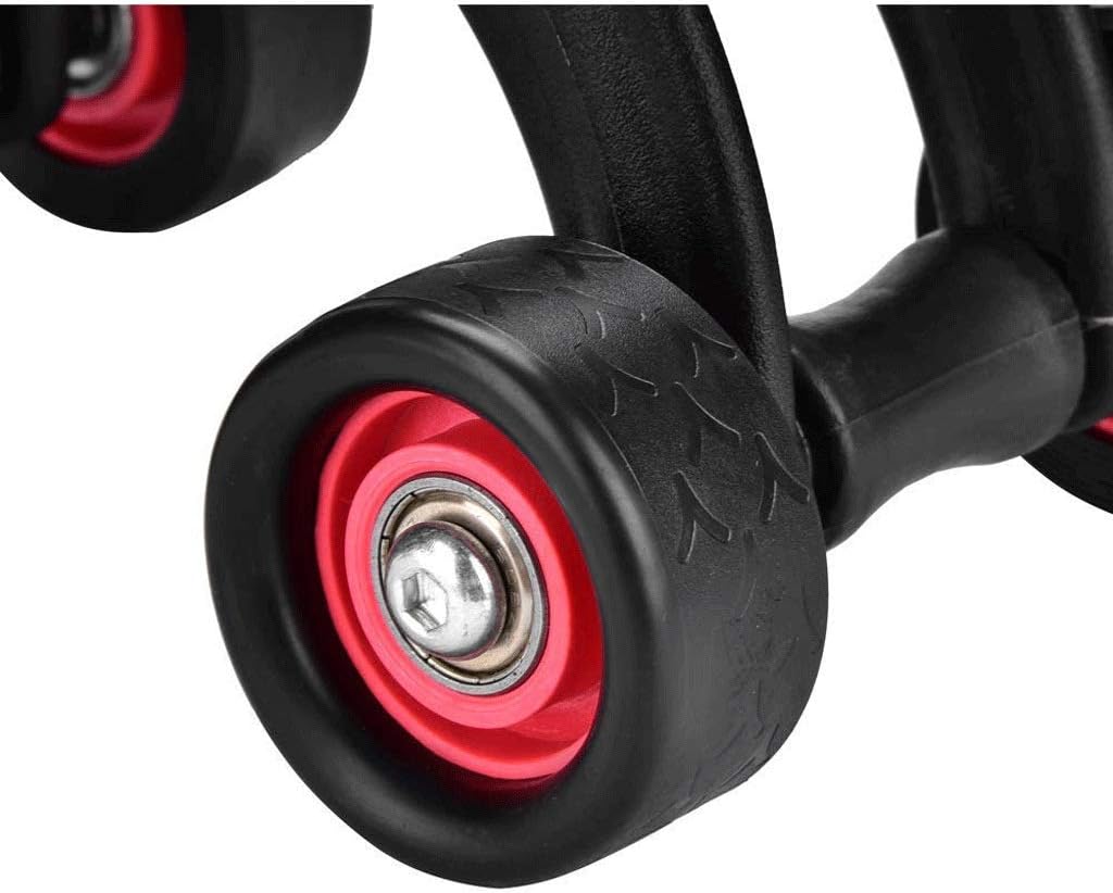 Abdominal Muscle Wheel,Belly Wheel Four Wheel Four-Wheeled Belly Wheel for Abdominal Muscle Gym Equipment Abdominal Exercis