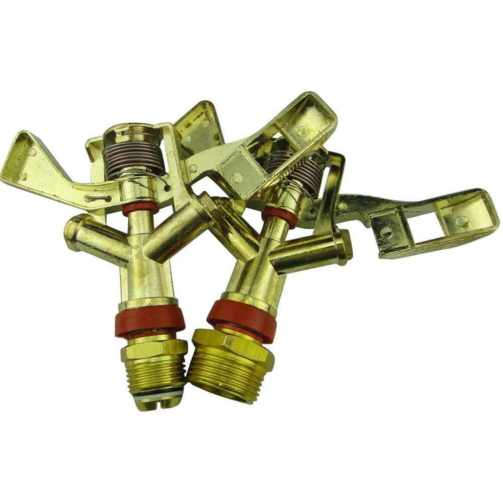 Rotazione Rocker spruzzatore di Metallo Impatto Sprinkler Filettatura Maschio Rotante Rocker spruzzatore in Lega di Zinco del Giardino del Spruzzatore di irrigazione (Size : B)