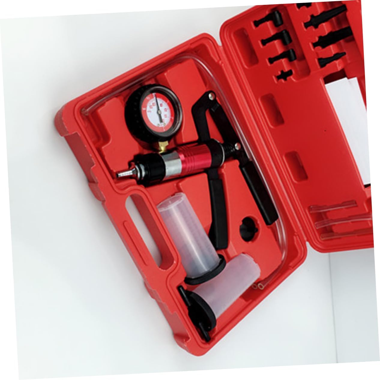 Zerodeko Manual Vacuum Pump for Handheld Steam Protection Car Brake Bleeder Kit