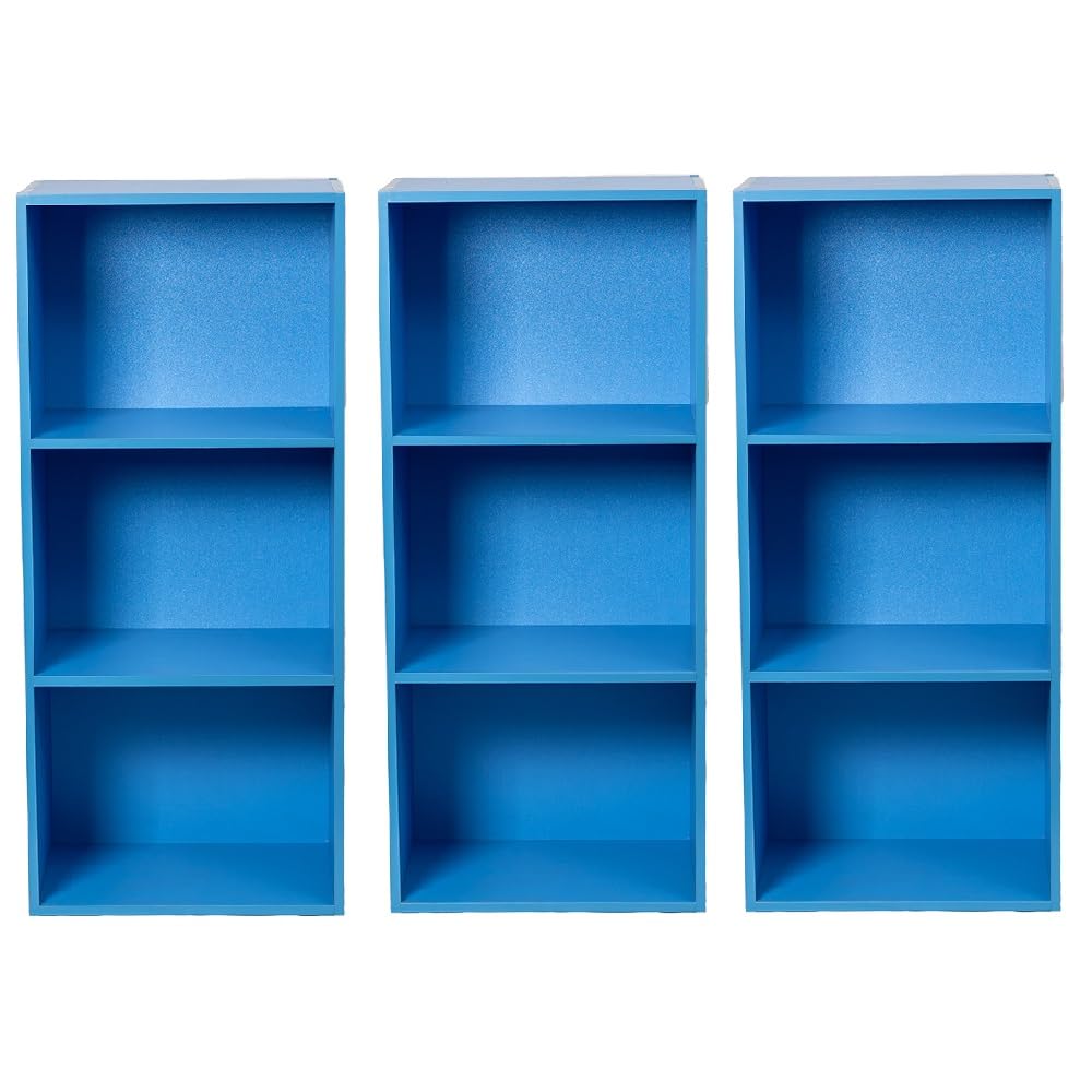 Amazon｜OKUNAI カラーボックス 3段 幅約40.5×奥行約28.5×高さ約88.5cm