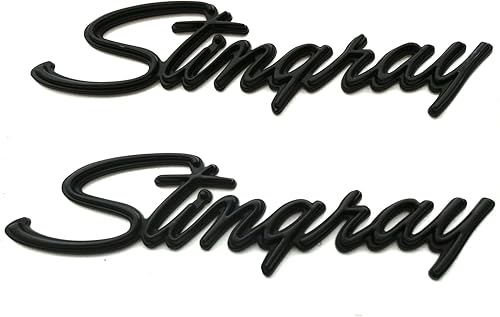 Miniatura 3 de 2 emblemas de Stingray para automóvil de repuesto para Corvette C3 1969-1973 (rojo)