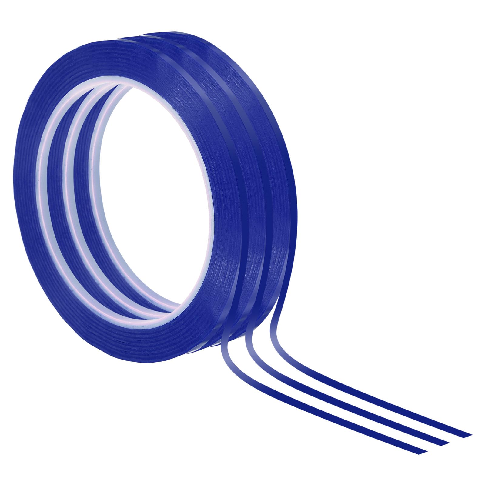 PATIKIL Whiteboard Tape 2mm X 66m, 3 Pack Thin Dry Erase Tape for Graphic Chart Marking DIY Art Blue