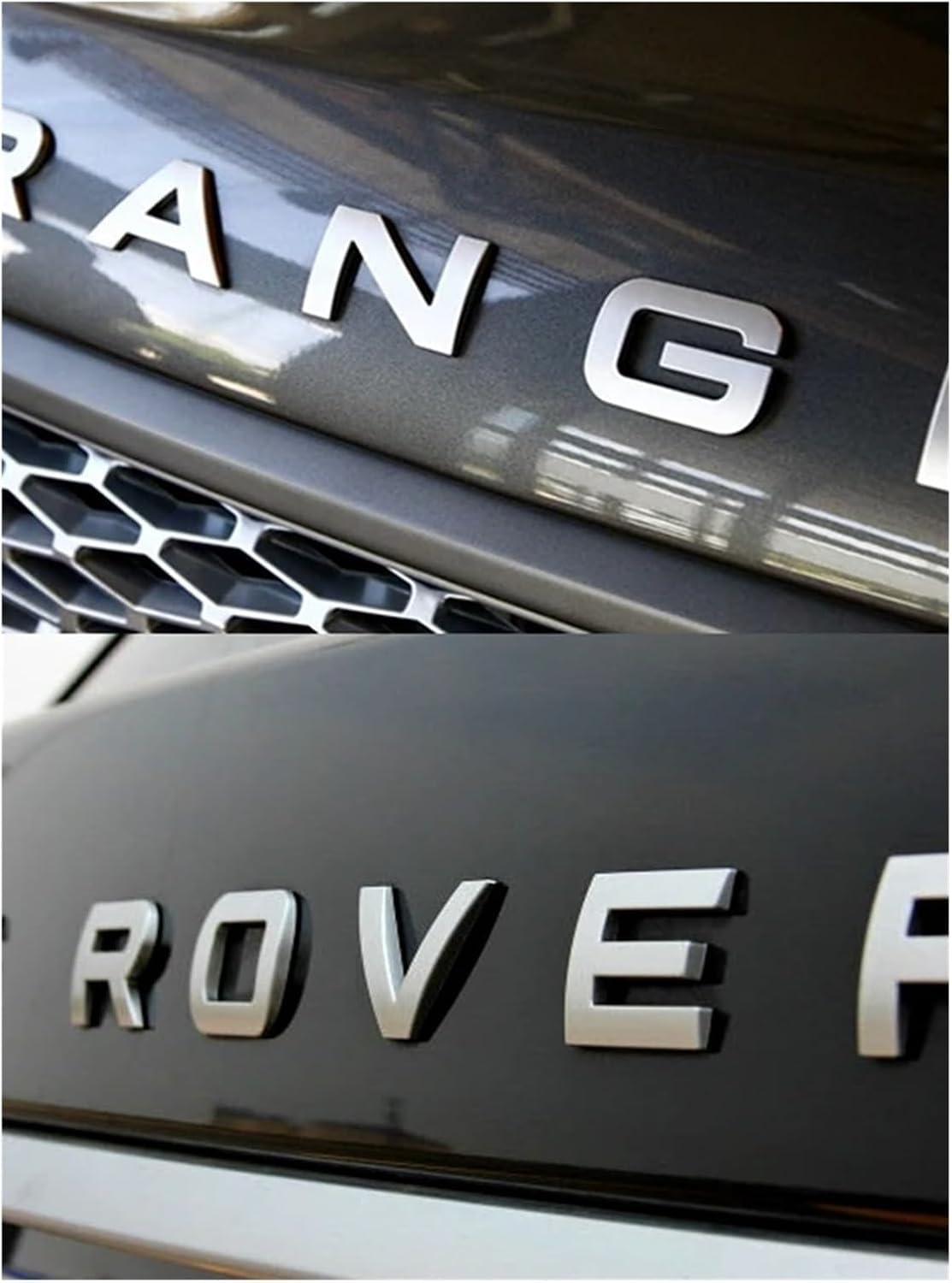 Rover Sport Grill Logo Lettere Badge Emblem Gloss Black