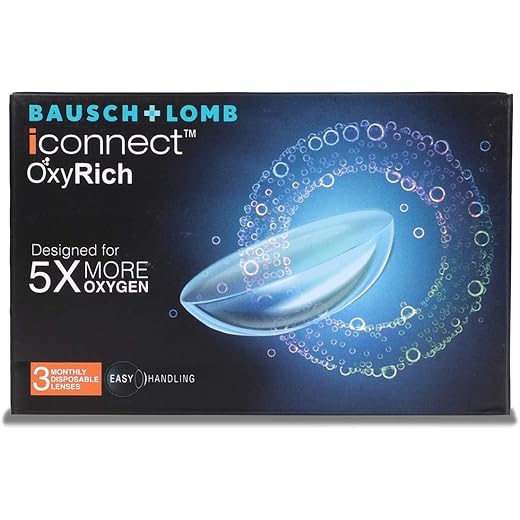 Bausch & Lomb Iconnect Oxyrich Contact Lens - Pack of 3