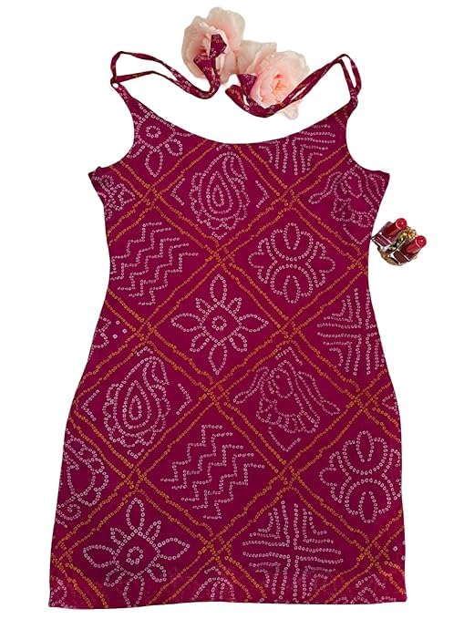 Bandhani Printed Dori Sleeve Kurti for Women | Elegant Ethnic Wear for Festive, Casual & Traditional Occasions | Comfortable Regular Fit-picture-17