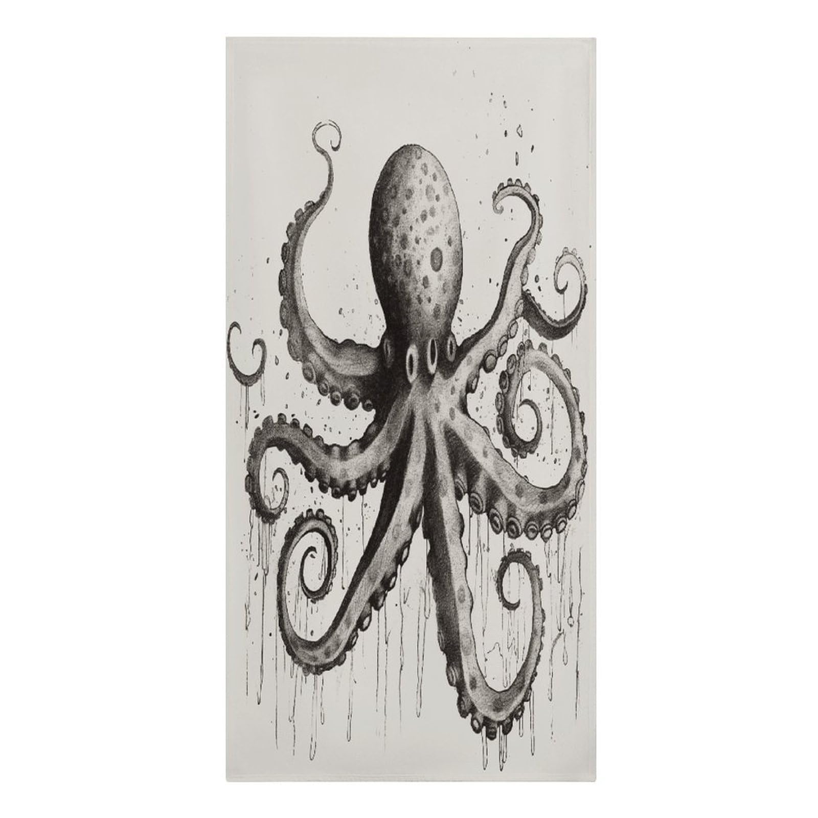 FekiLoot Octopus Towels Lightweight Thin Beach Towel Classic Soft Large Pool Towel Highly Absorbent Sand Free Bath Towels Travel Blanket for Vacation Essentials Adult Gift 30" X 61"