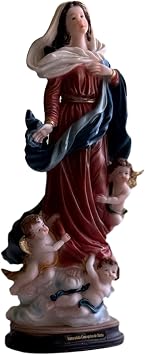 Immaculate Conception of Mary Resin Statue - 12" Catholic Figurine - Immaculada Concepcion de Maria, Estatua de Resina, Figura Catolica