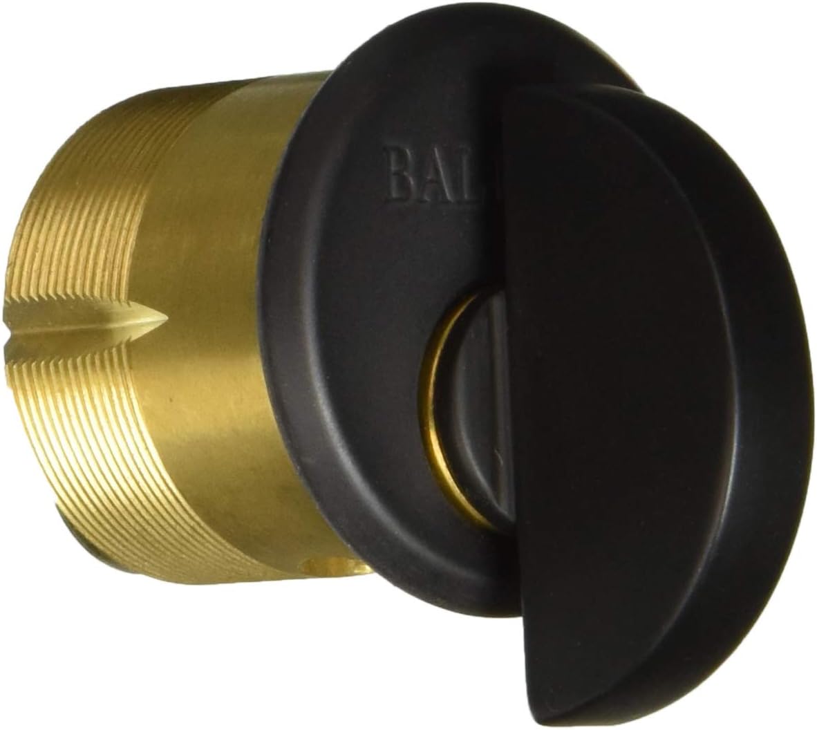Baldwin 8442 Turn Knob Cylinder 1.125" Mortise Lock Turn Piece from 8440 Series, Non-Lacquered Brass