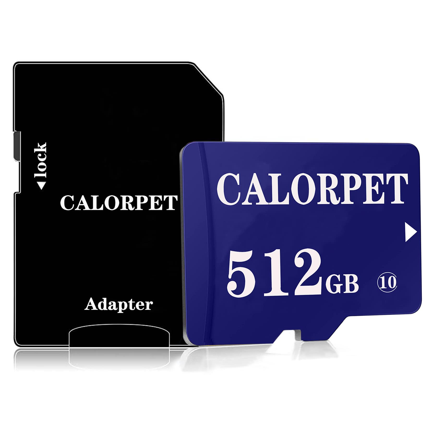 Memory Card 512GB，Read Speed Up to 80 MB/s,Write Speed Up to 40 MB/s，TF Card with Card Adapter TF Card for Smartphone/Camera/Tablet/Surveillance/Drone/Videographers and More (Purple)