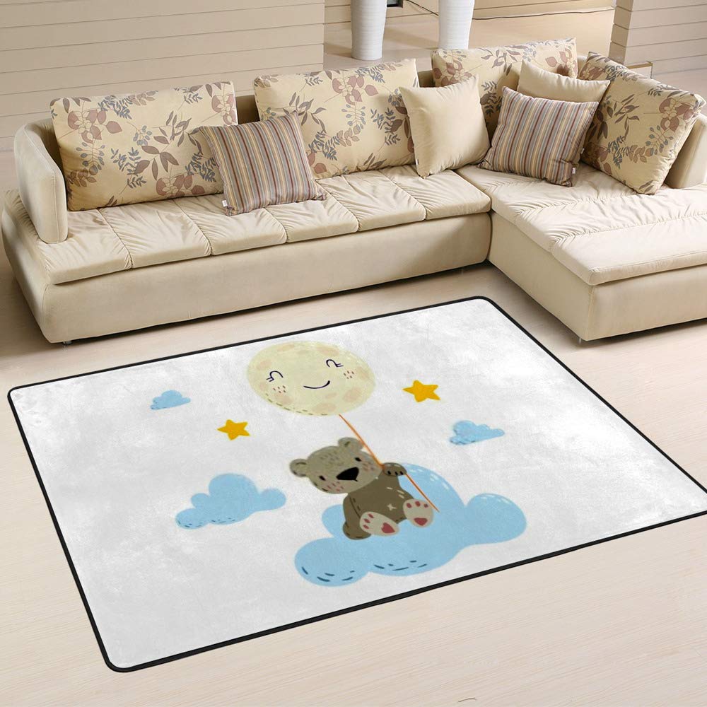 Tapis de grande taille en microfibre pour protéger un sol stratifié de chambre
