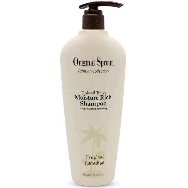 Original Sprout Island Bliss Moisture Rich Shampoo for All Hair Types Including Color-Treated Damaged Dry Hair Hydrating Moisturizing