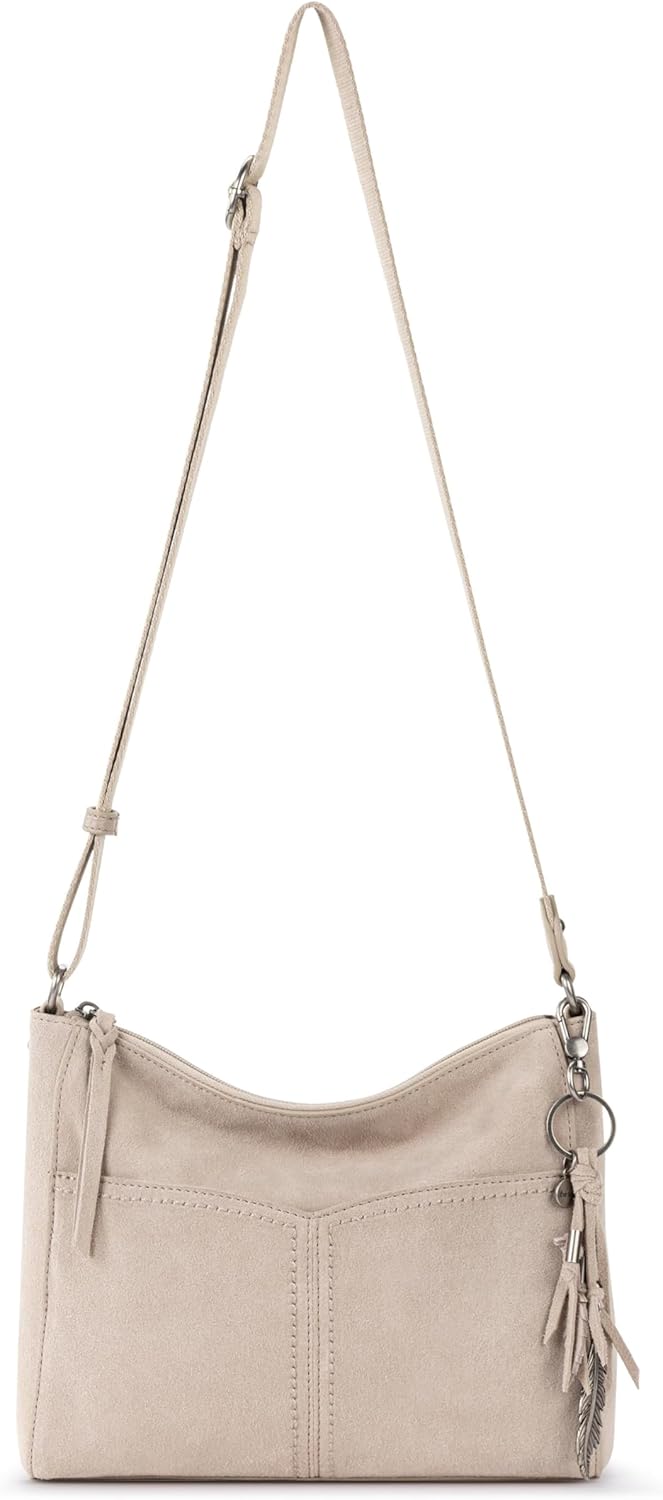 The Sak Alameda Leather Crossbody Purse - Leather Women's Handbag for Everyday & Travel - Cross Body Bag With Zipper