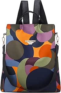 Wishliker Sac Ados Femme Cuir Sac à Dos Femme Étanche Anti-vol Sacs