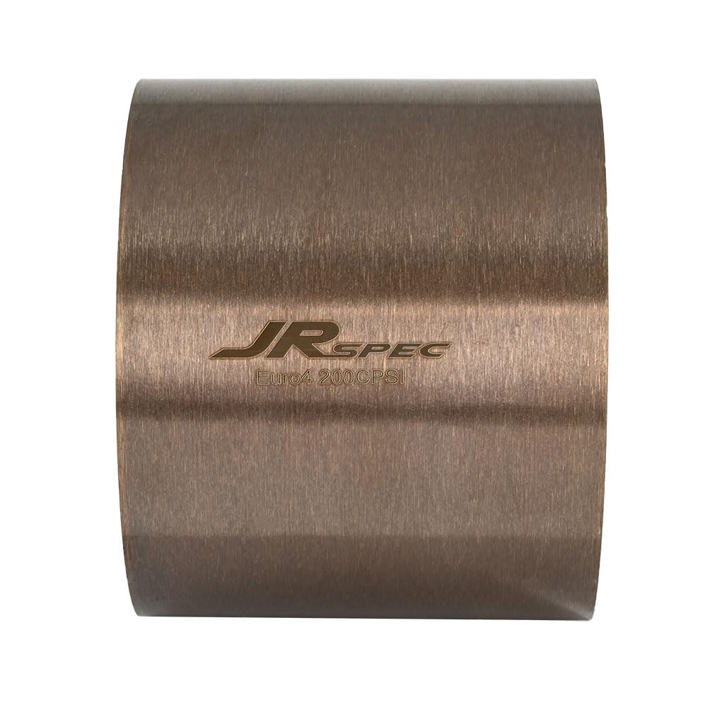 Fmic.eu Performance JRspec Insert de catalyseur universel Sport pour moteurs essence Gasoline Système d’échappement High Flow Longueur 100 mm Diamètre 120 mm 200 CPSI Euro 4