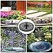 AISITIN 3.5W Solar Bird Bath Fountain Pump, Solar Fountain Pump for Bird Bath with 6 Nozzles, Solar Powered Water Fountain Pump for Garden, Ponds, Pool, Fish Tank, Aquarium and Outdoor, Black