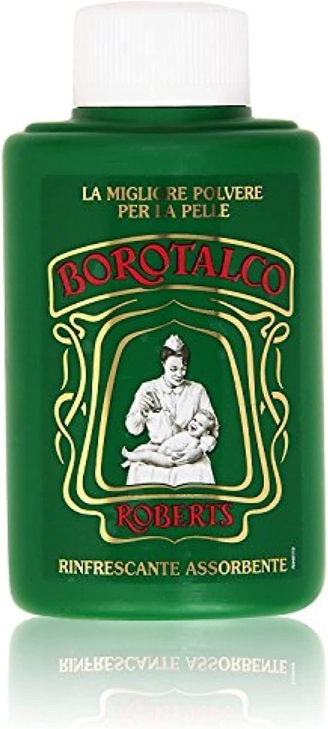 Italian Borotalco Classic Talc Powder Travel Size Shaker