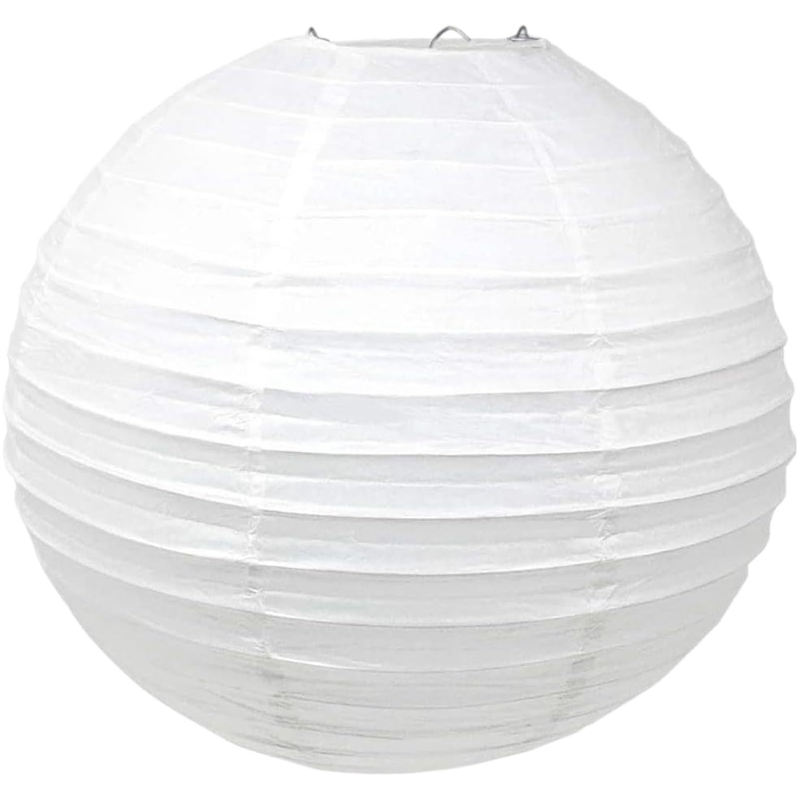 Linternas Papel 12 Farolillos De Papel Redondos Colgantes For Decoración del Hogar, Fiestas Y Bodas Decoración(White)