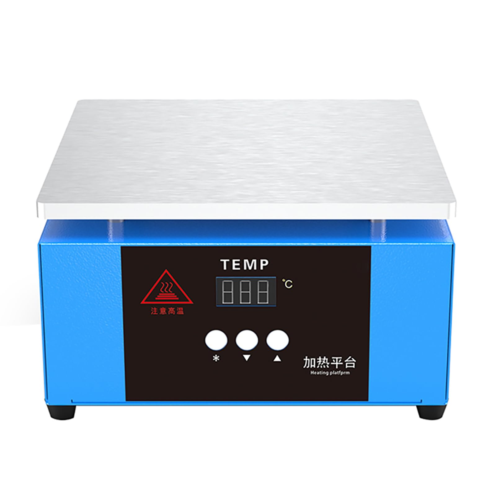 Mesa de calefacción de reparación LED, máquina de embalaje de celofán, sellador de película caliente para laboratorio, líquido, precalentamiento de moho, reparación de teléfonos