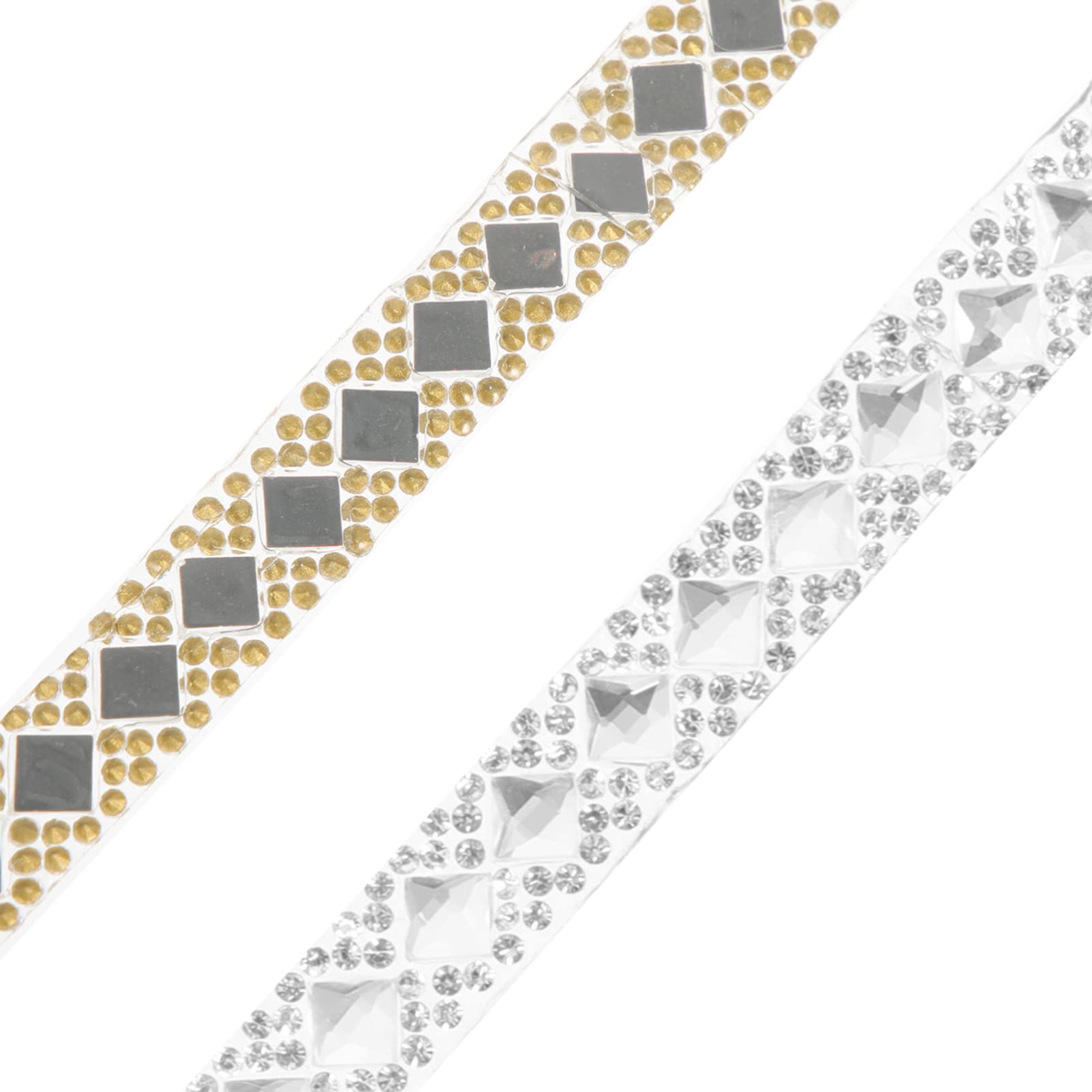 Cinta de diamantes de imitación autoadhesiva, cinta de diamantes ostentosos, rollo de adorno de cristal, pegatina de gema para manualidades de bricolaje, decoración de vestido de boda para teléfono