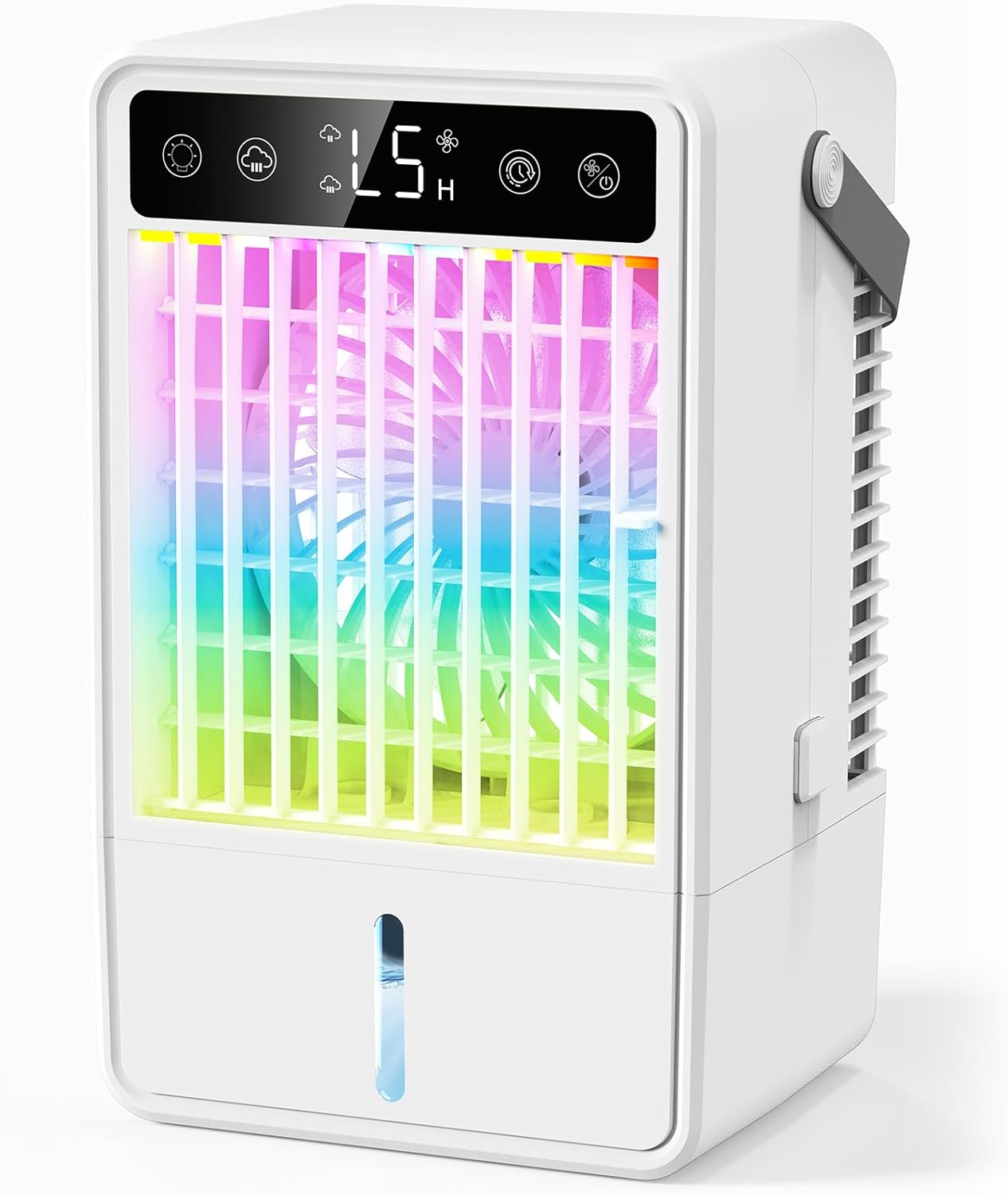Portable Air Conditioners,1.5L Evaporative Air Conditioner,Cooling Fan with 5 Speeds 2 Cool Mist for Bedroom Office RV