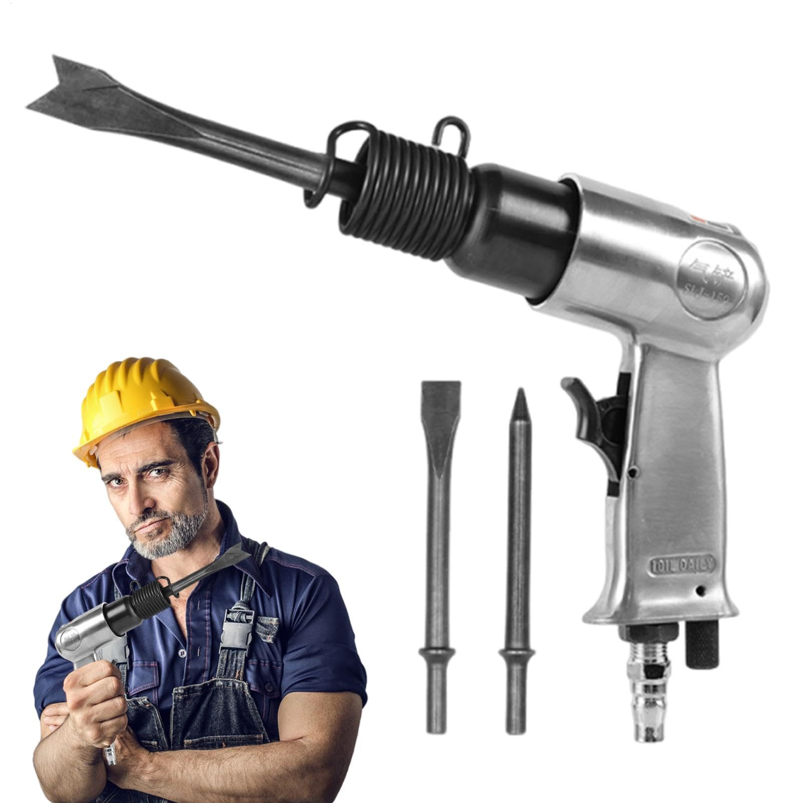 Air Hammer -Meißel Set, Leichte Luftschaufel, Pneumatisches Werkzeug, Hochleistungs -Industrie Hammer