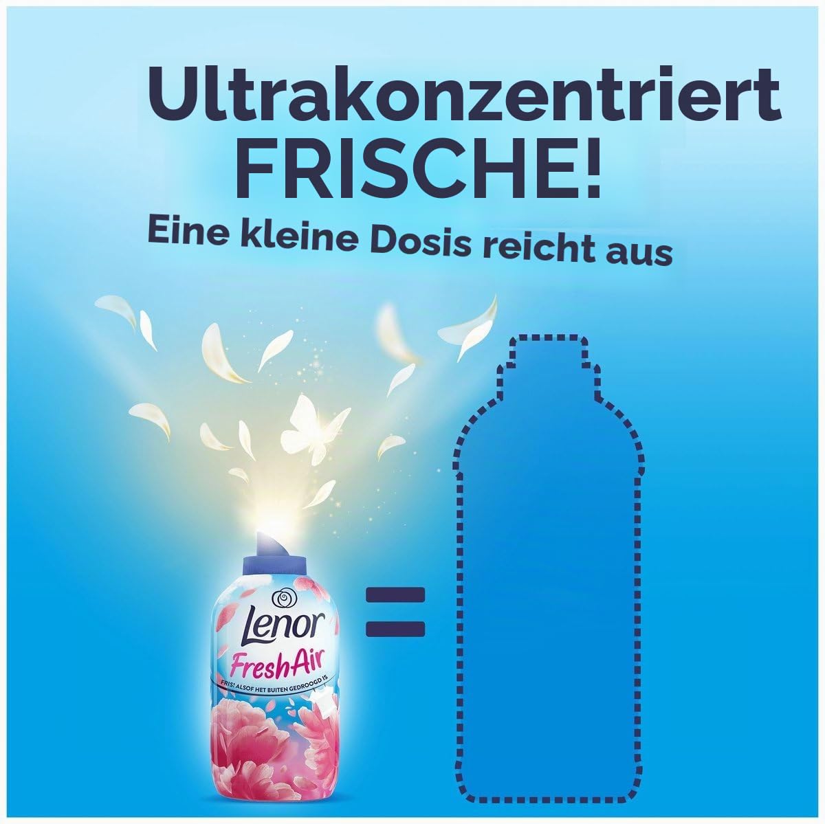 Lenor Fresh Air Weichspüler Floral Blossom - 8 x 60 Wäschen