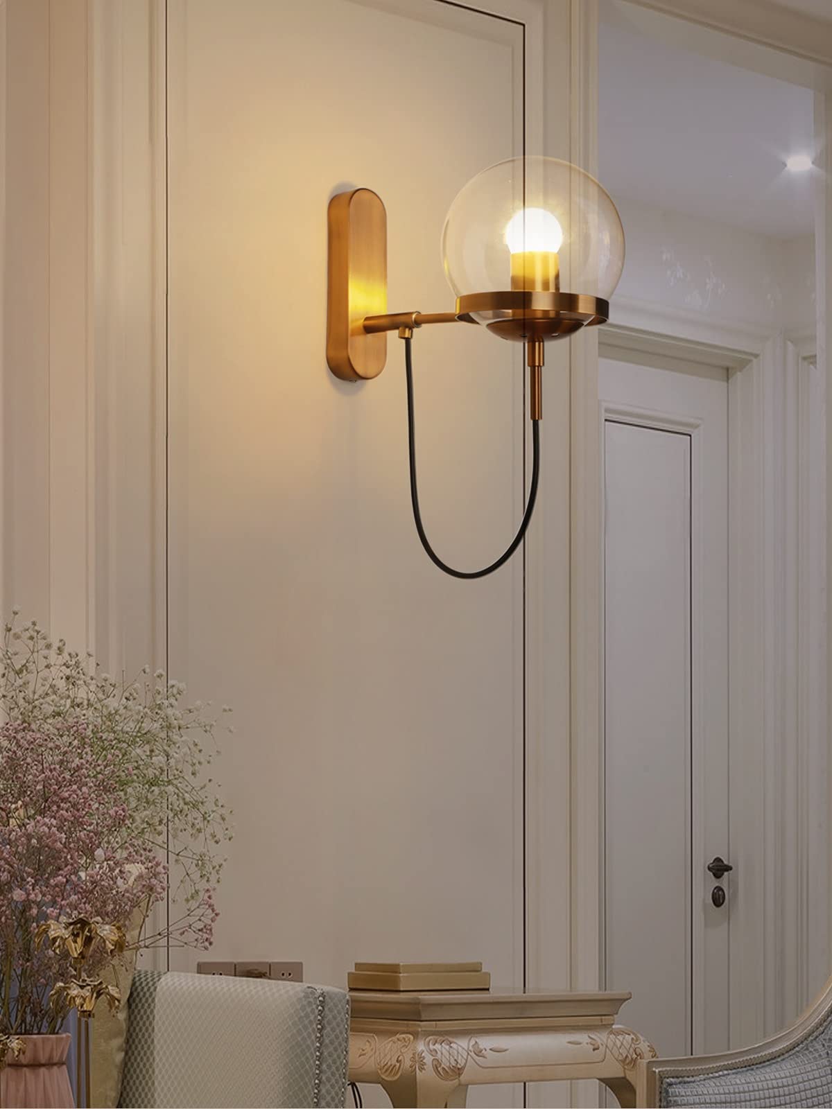 Lampada a Bacchetta, LED l Luce r Decorazione Camera da Letto l Lampade E27 110-220V Illuminazione Domestica Moderna Bagno Corridoio