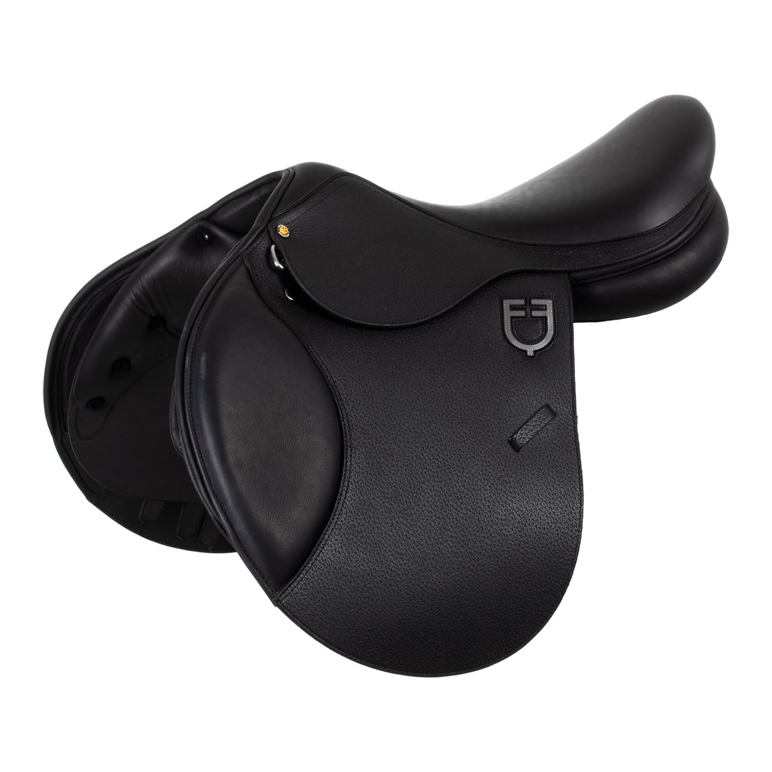 Sella da Salto Evolution Pro, Pelle Nera, 17.5"