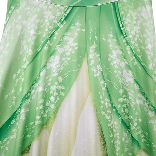 Miniatura 5 de Dressy Daisy Disfraz de princesa de rana para Halloween, fiesta de cumpleaños para niñas pequeñas