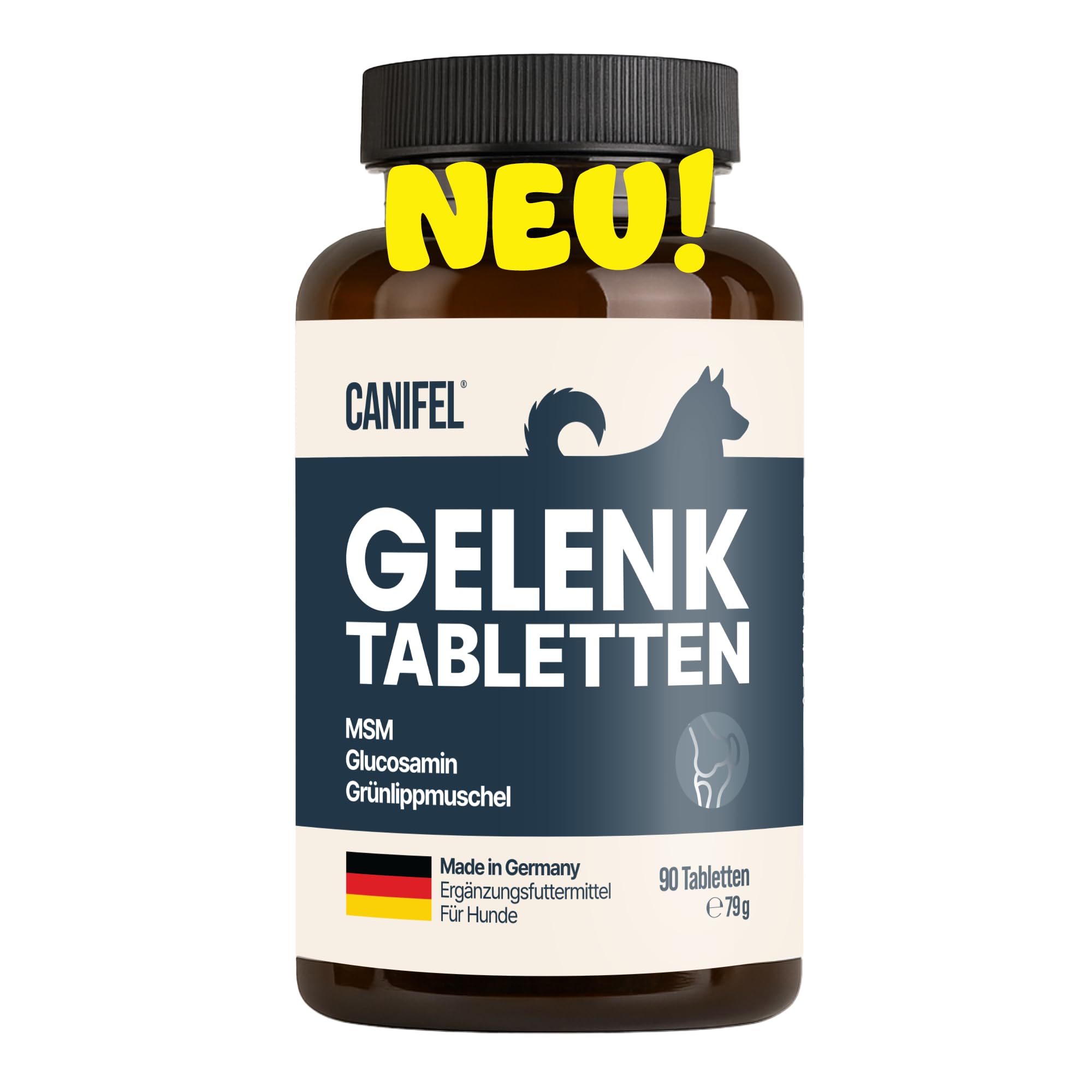 Gelenktabletten Hund, Apotheker Rezeptur, 90 Stück reicht bis zu 6 Monate, von Apothekern entwickelt & Tierärzten geprüft, mit Grünlippmuschel hochdosiert, Glucosamin, MSM, Chondroitin, Teufelskralle