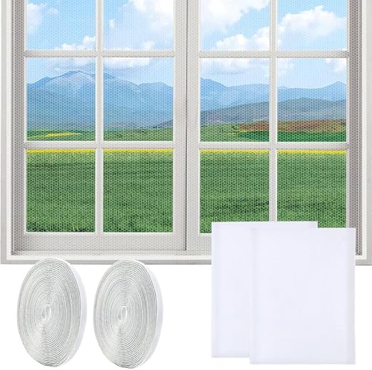 2Pcs Fly Screen Mosquito Net for Windows Bug Net Window Fly Screens