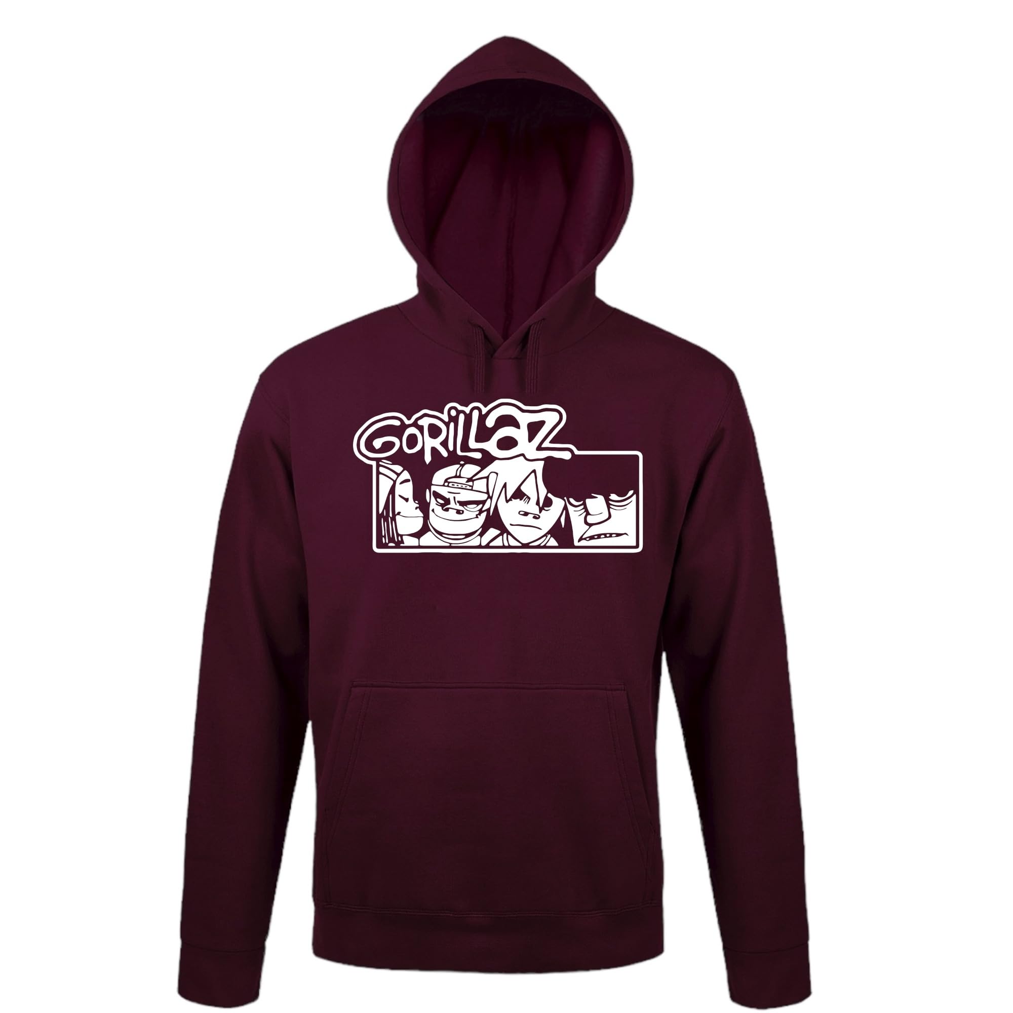 RadioStream Sudadera Capucha Gorillaz Rock Grupo Musical
