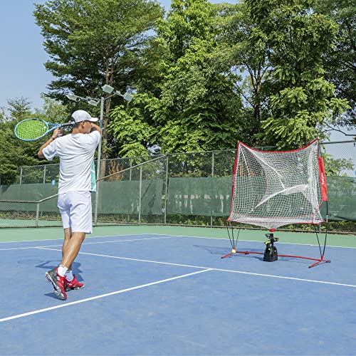 image for Furlihong 680NT 2 in 1 Tennis Ball & Baseball Training Machine and Net