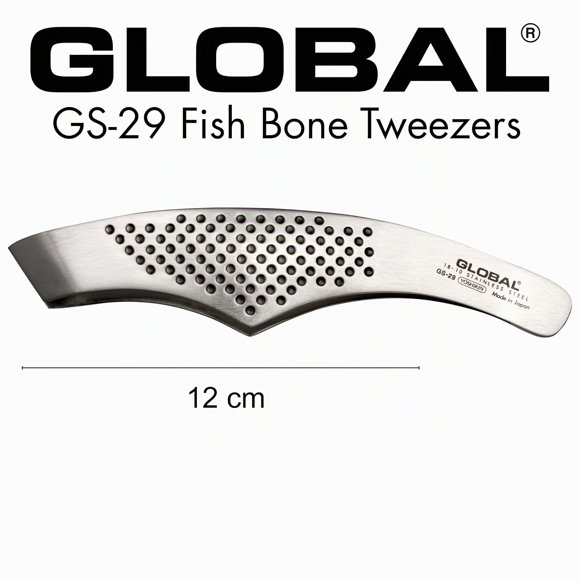 Global GS-29 Fischgrätenpinzette, 12 cm
