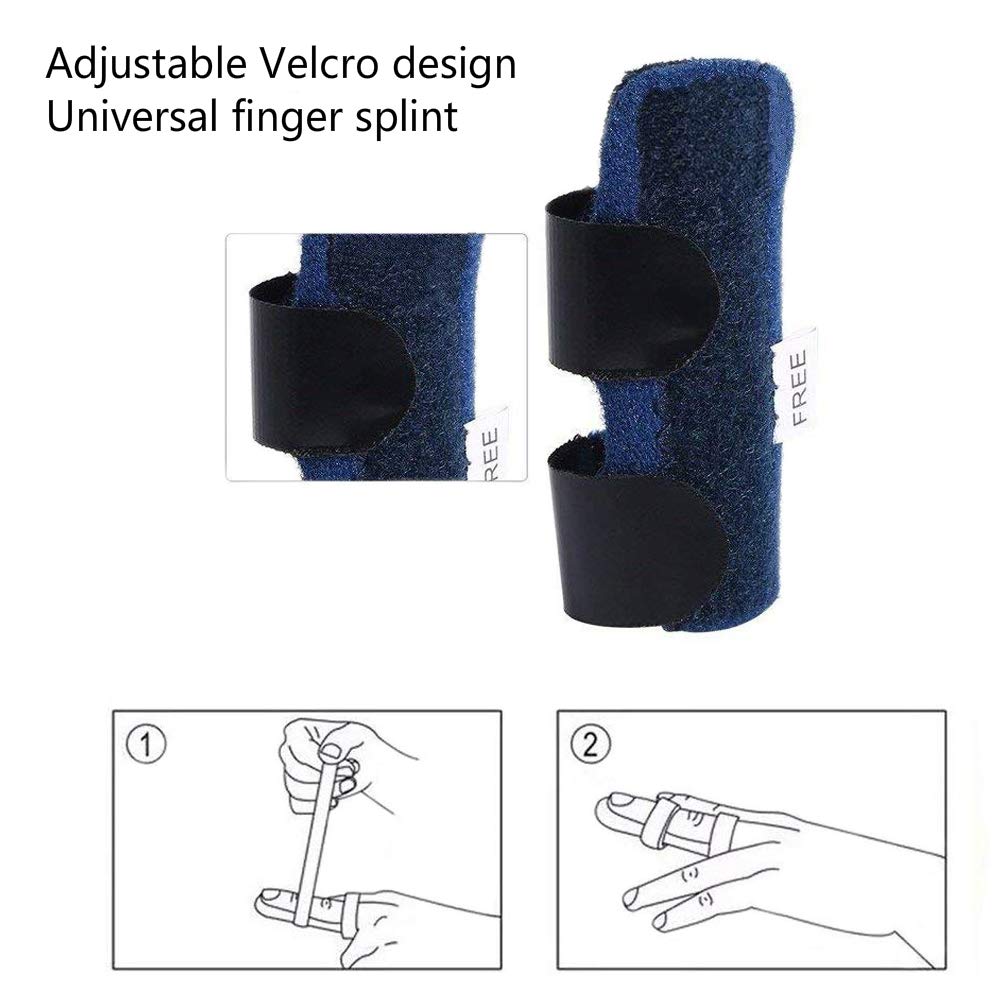 Trigger Finger Splint, Adjustable Aluminium Support for Extension