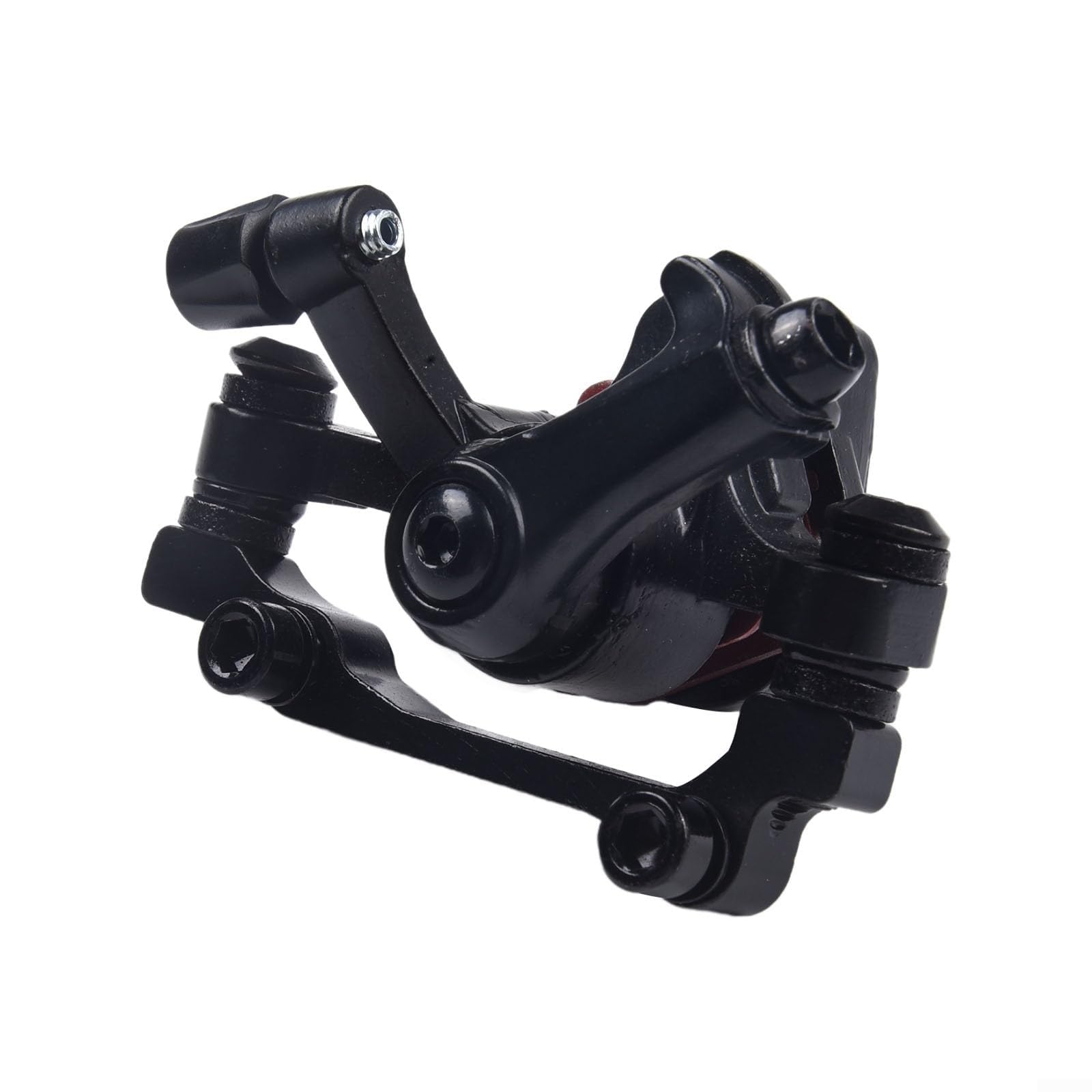 Pinza mecánica de freno de disco para bicicleta de montaña, material de metal y compatible con varios tipos de bicicleta, pieza de repuesto para un frenado eficiente (delantero + trasero)